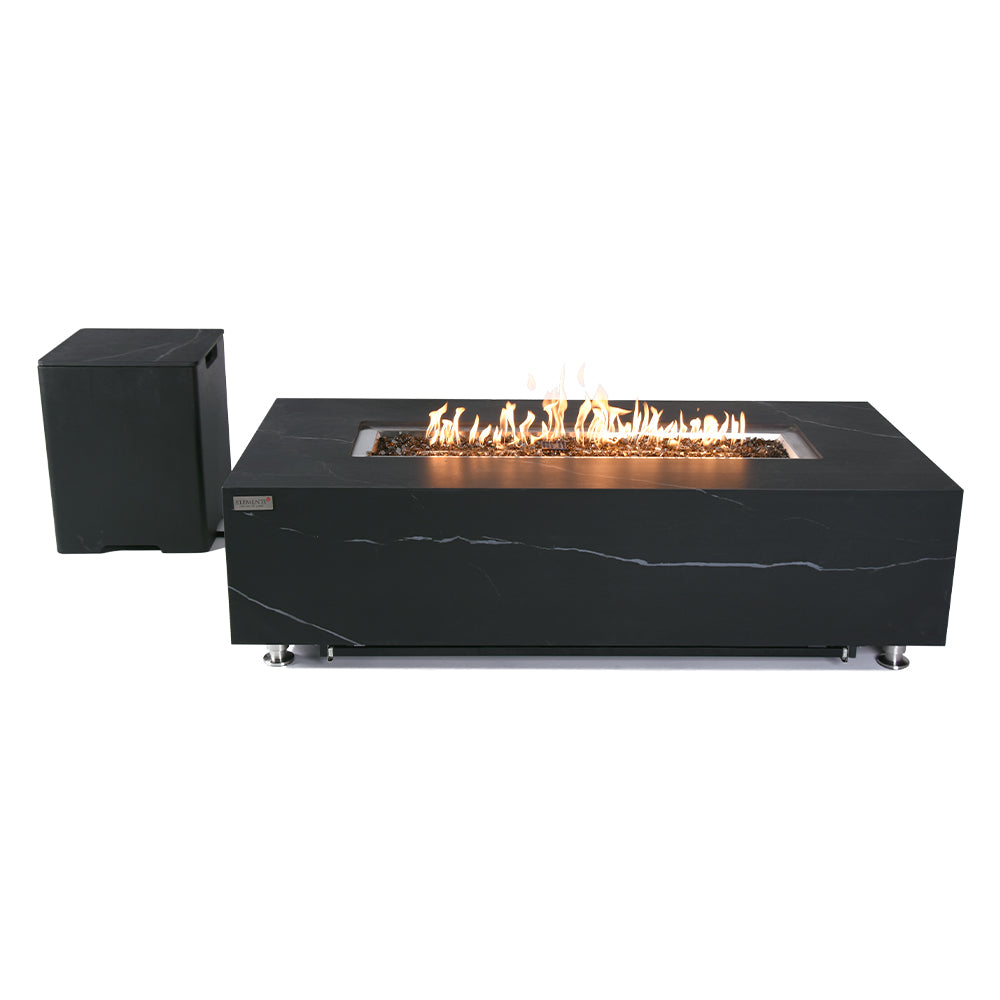 Varna Outdoor Bulgaria Black Fire Pit Table - view 15
