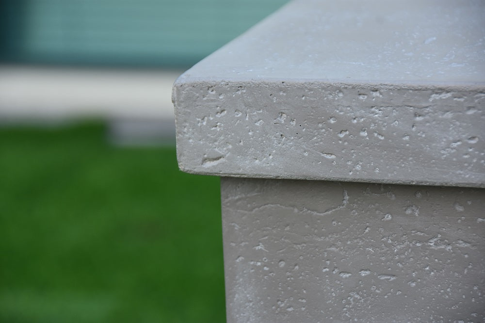 Elementi Outdoor Propane Tank Cover Hideaway Firepit Accessories Side Table - Grey