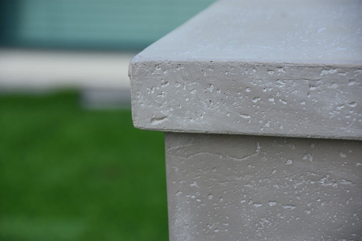 Elementi Outdoor Propane Tank Cover Hideaway Firepit Accessories Side Table - Grey