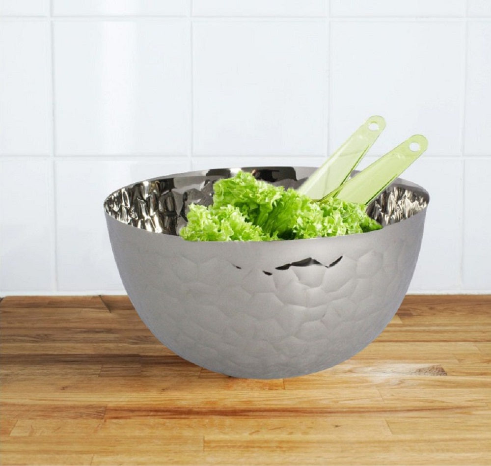 China Bowl - Bubble Hammered & Shiny