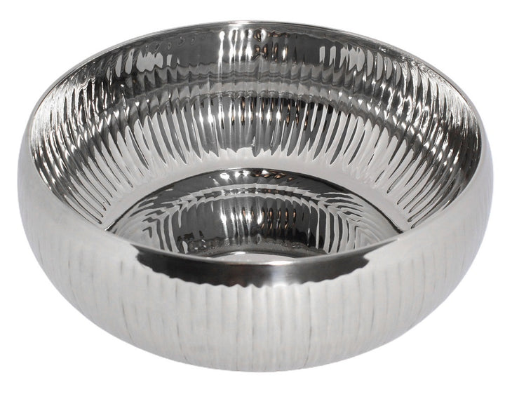Belly Bowl - Ribbed Hammered & Shiny