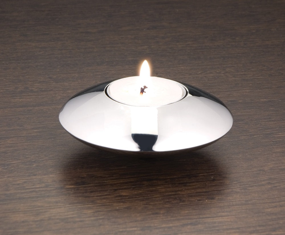 Wall Tea Light Candle Holder - Plain & Shiny