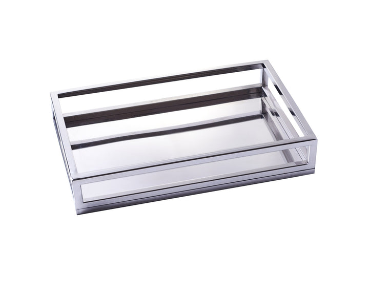 Serving Tray - Tubular - Stainless Steel - Rectangular