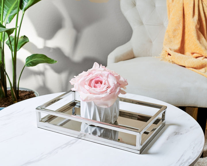 Serving Tray - Tubular - Stainless Steel - Rectangular