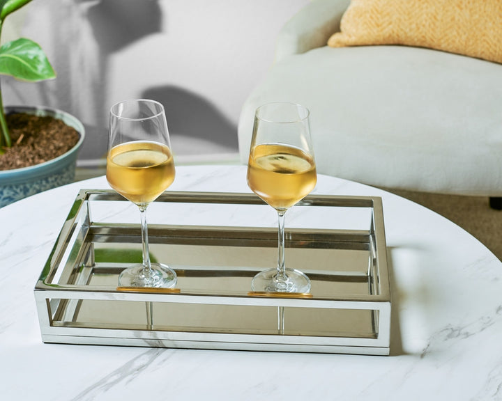 Serving Tray - Tubular - Stainless Steel - Rectangular