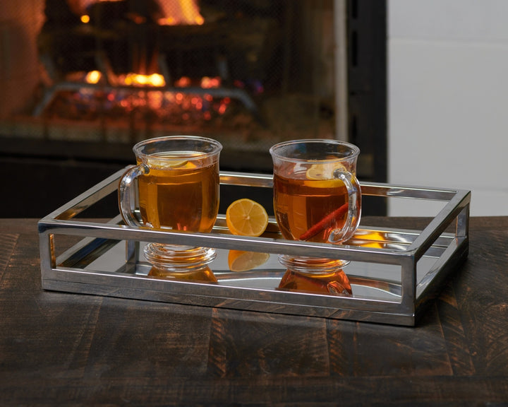 Serving Tray - Tubular - Stainless Steel - Rectangular