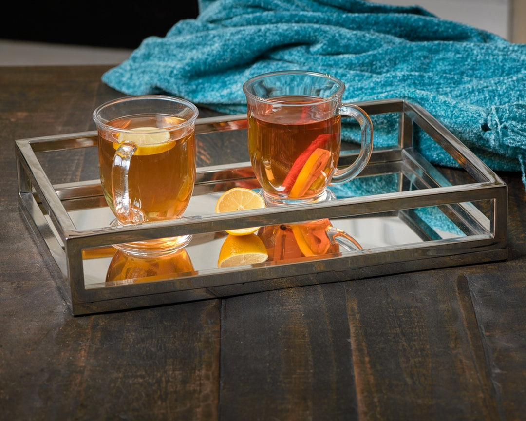 Serving Tray - Tubular - Stainless Steel - Rectangular
