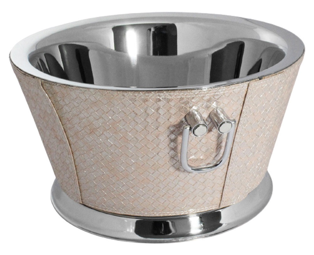 Wine Chiller Bucket - Pink Leather - view 5