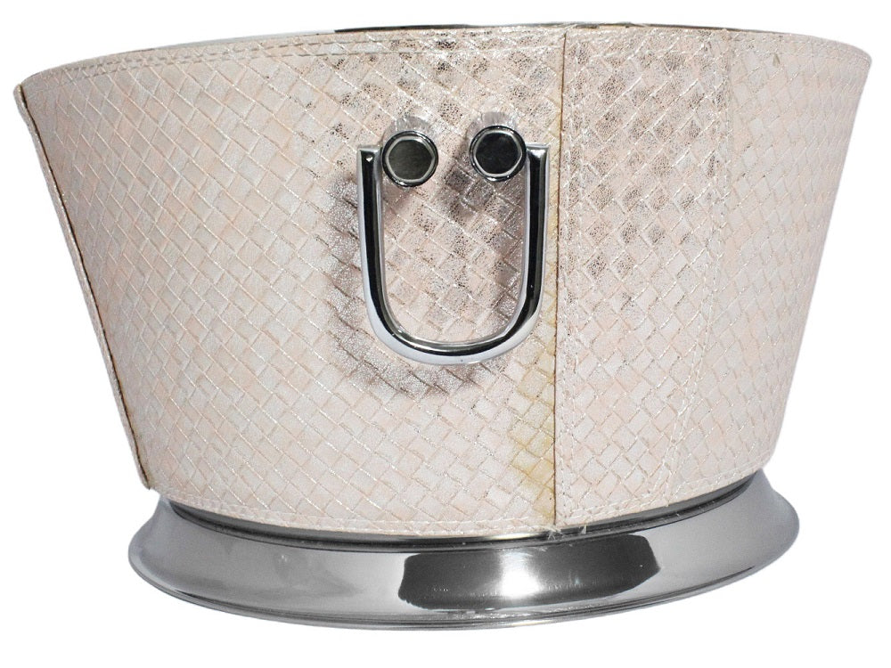 Wine Chiller Bucket - Pink Leather - view 4