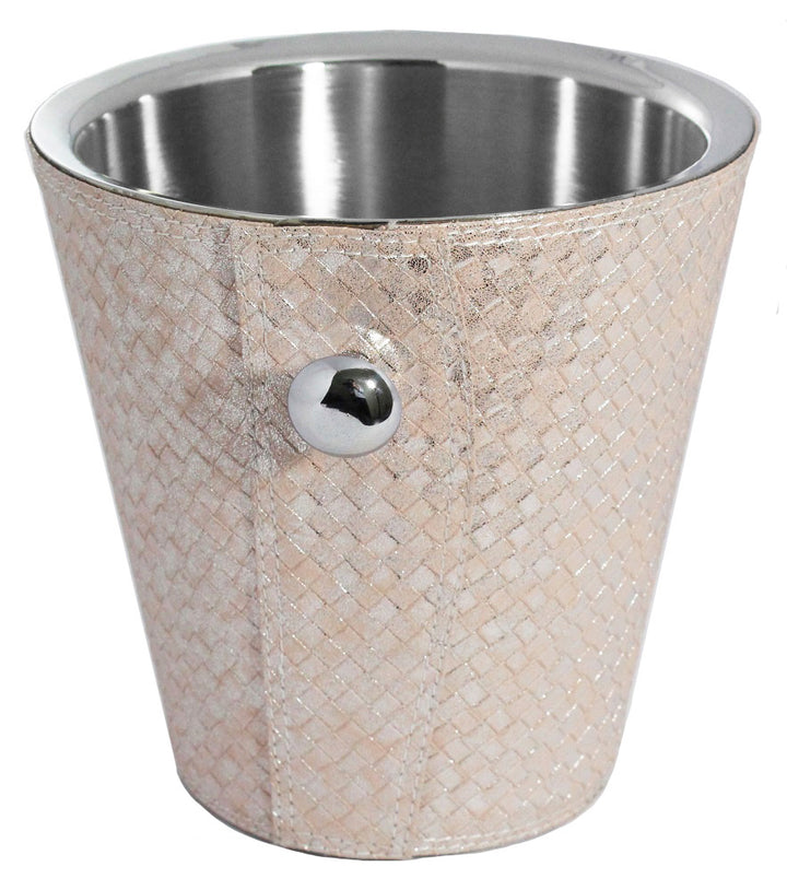 Champagne Bucket - Pink Leather