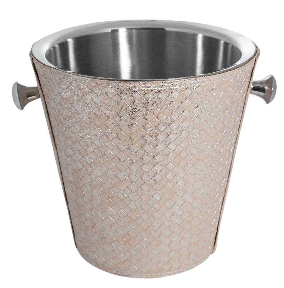Champagne Bucket - Pink Leather