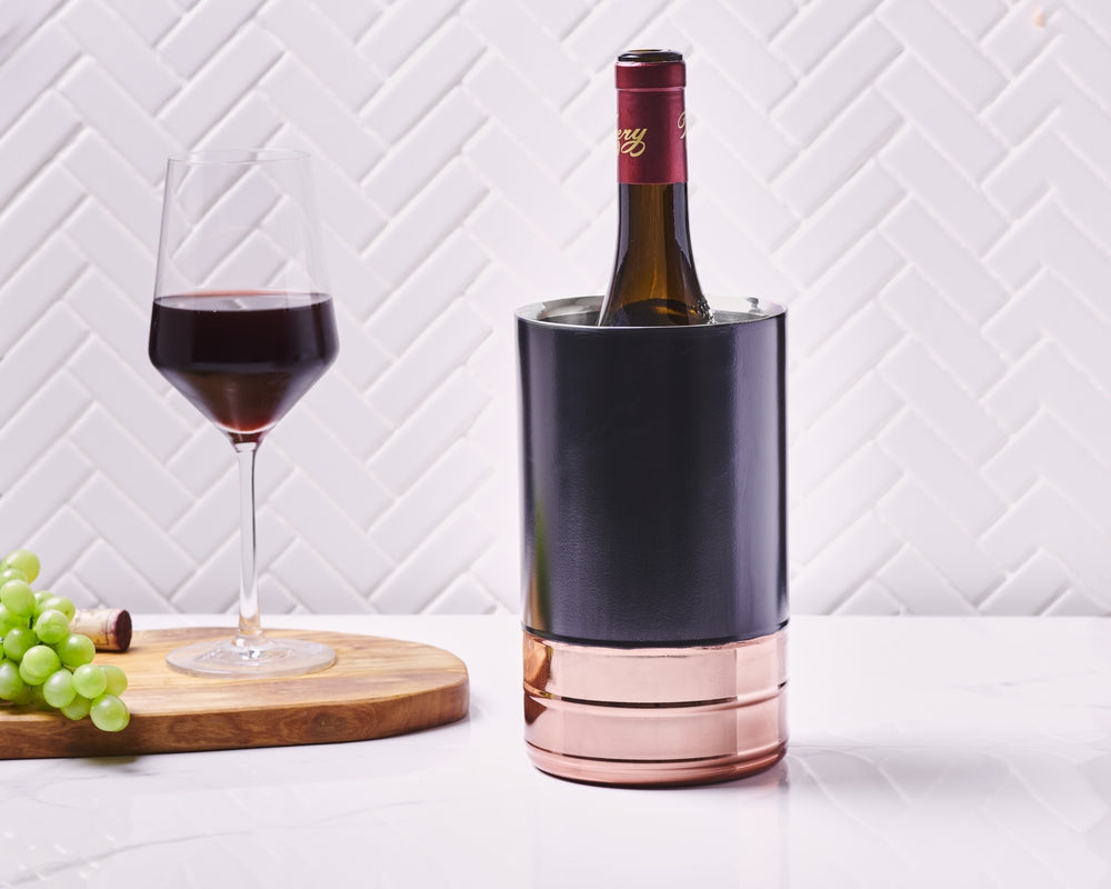 Wine Cooler - Copper & Black Matte