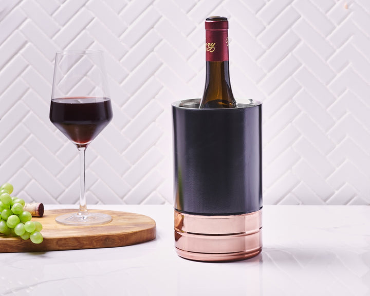 Wine Cooler - Copper & Black Matte