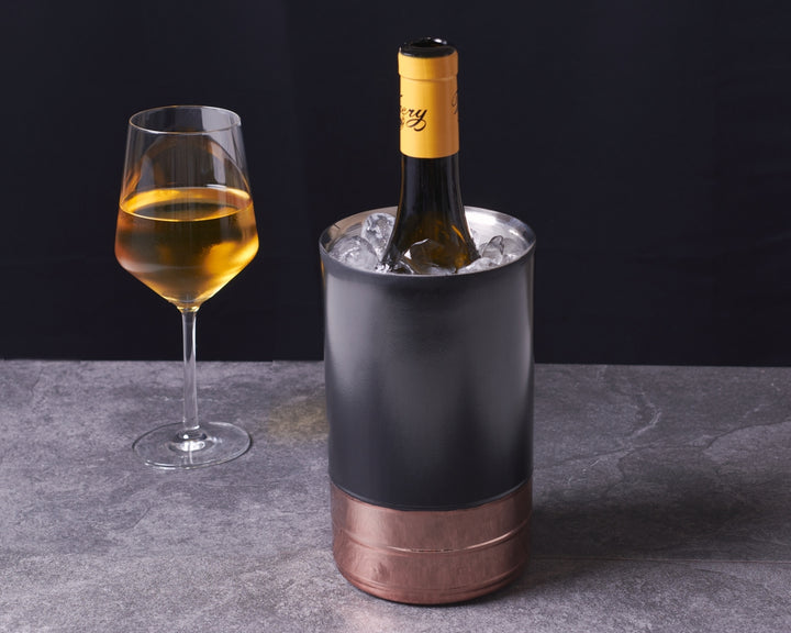 Wine Cooler - Copper & Black Matte