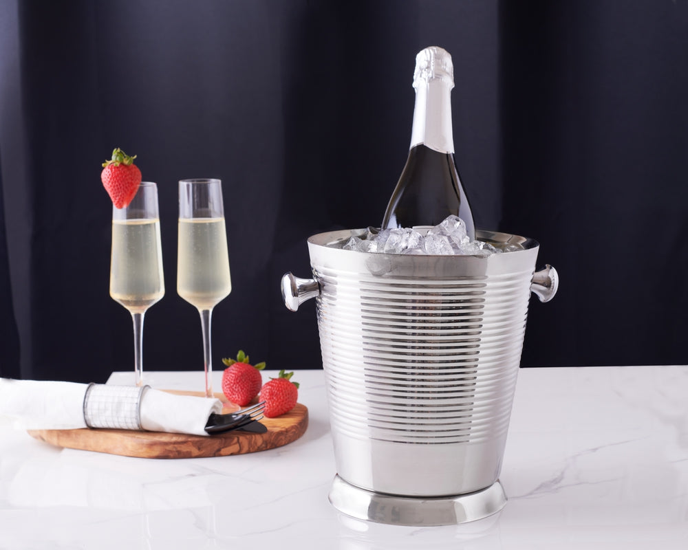 Champagne Bucket - Ribbed & Shiny