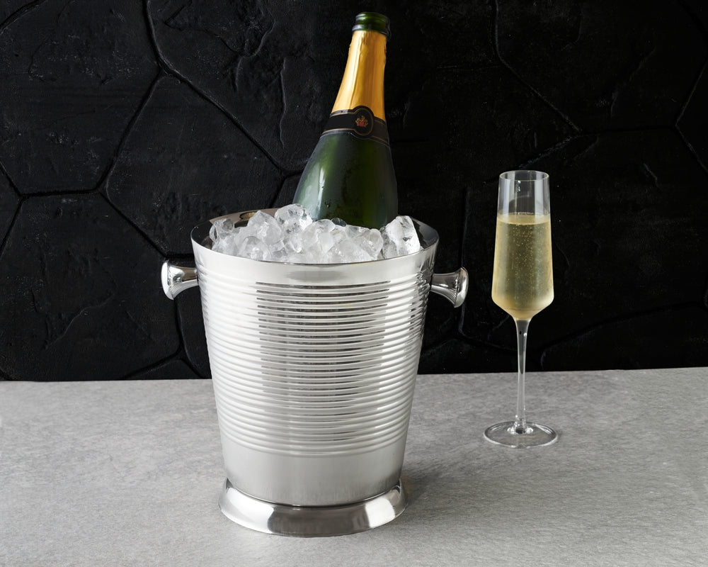 Champagne Bucket - Ribbed & Shiny