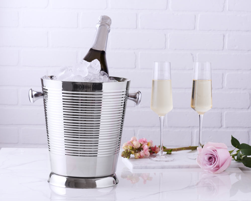 Champagne Bucket - Ribbed & Shiny