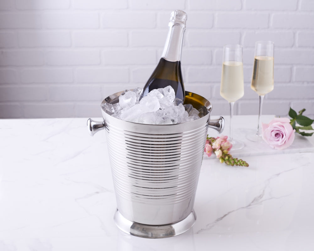 Champagne Bucket - Ribbed & Shiny