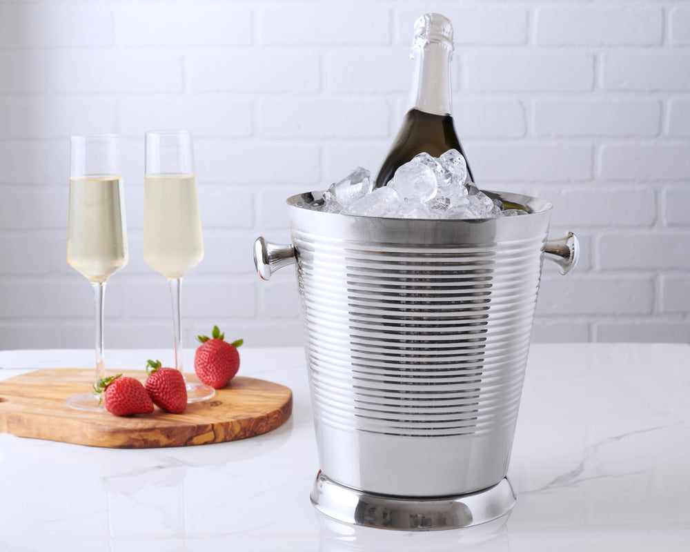 Champagne Bucket - Ribbed & Shiny