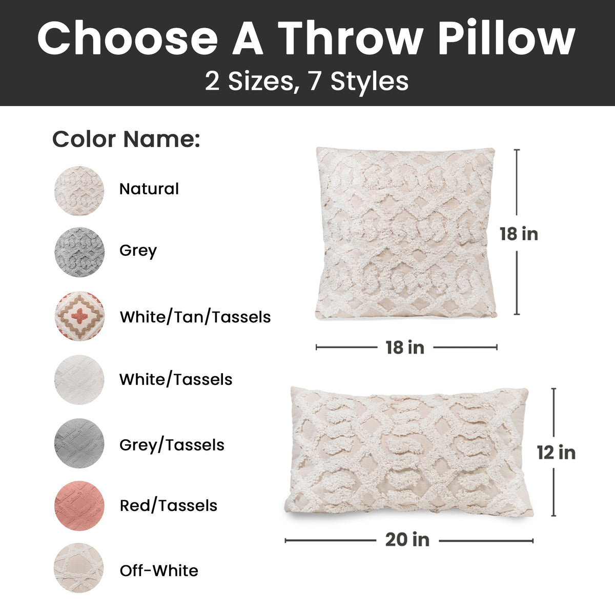 Decorative Throw Pillows - 2 Pack - view 4