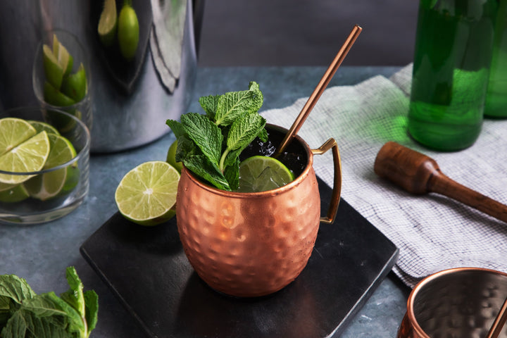 Sol Living Moscow mule mug set