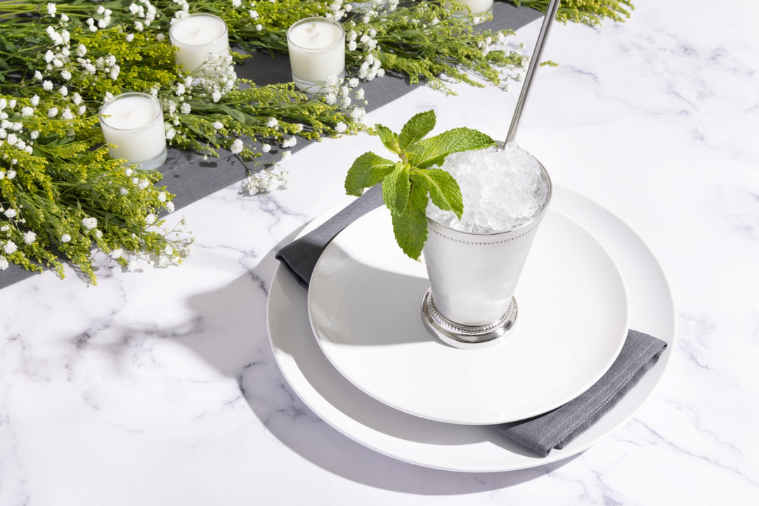 Mint Julep Cups - 8 Piece Set - Silver