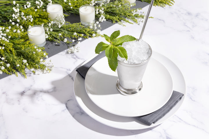 Mint Julep Cups - 8 Piece Set - Silver