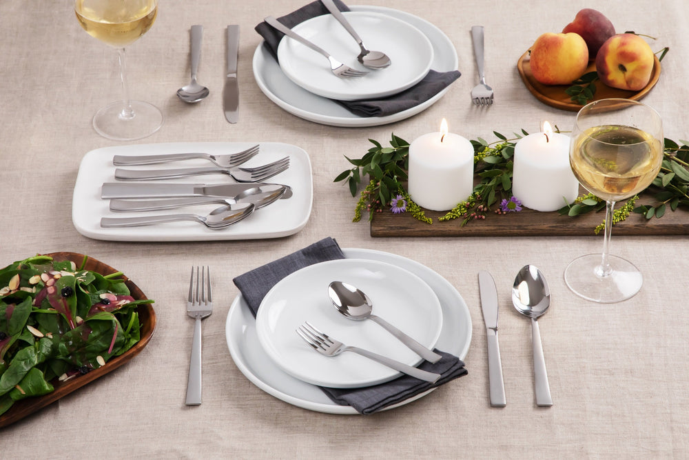 Lotus Stainless Steel Silverware Cutlery Set