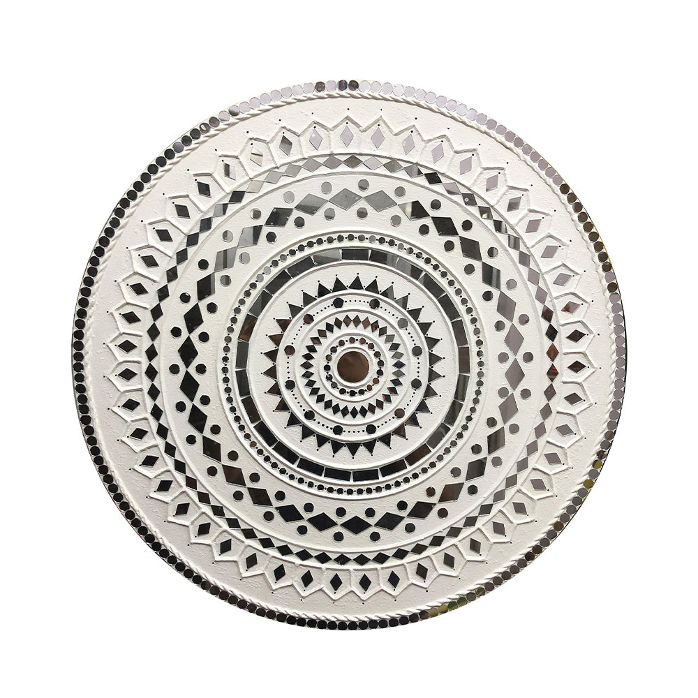Handmade Lippan Art Mirror Home Decor