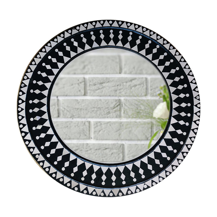 Handmade Lippan Art Mirror Home Decor