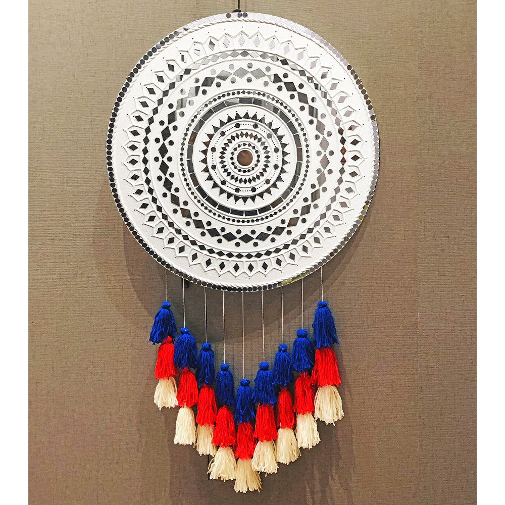 Handmade Lippan Art Mirror Home Decor - view 16