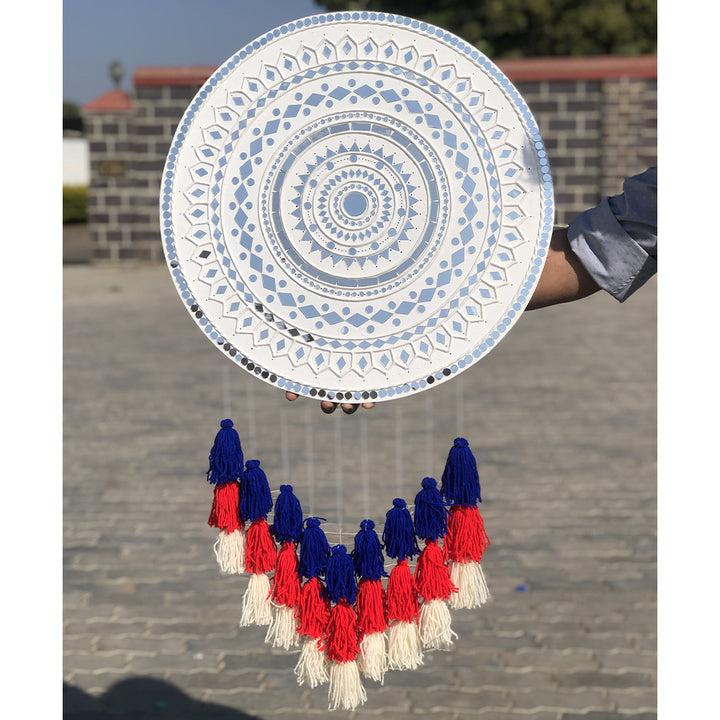 Handmade Lippan Art Mirror Home Decor