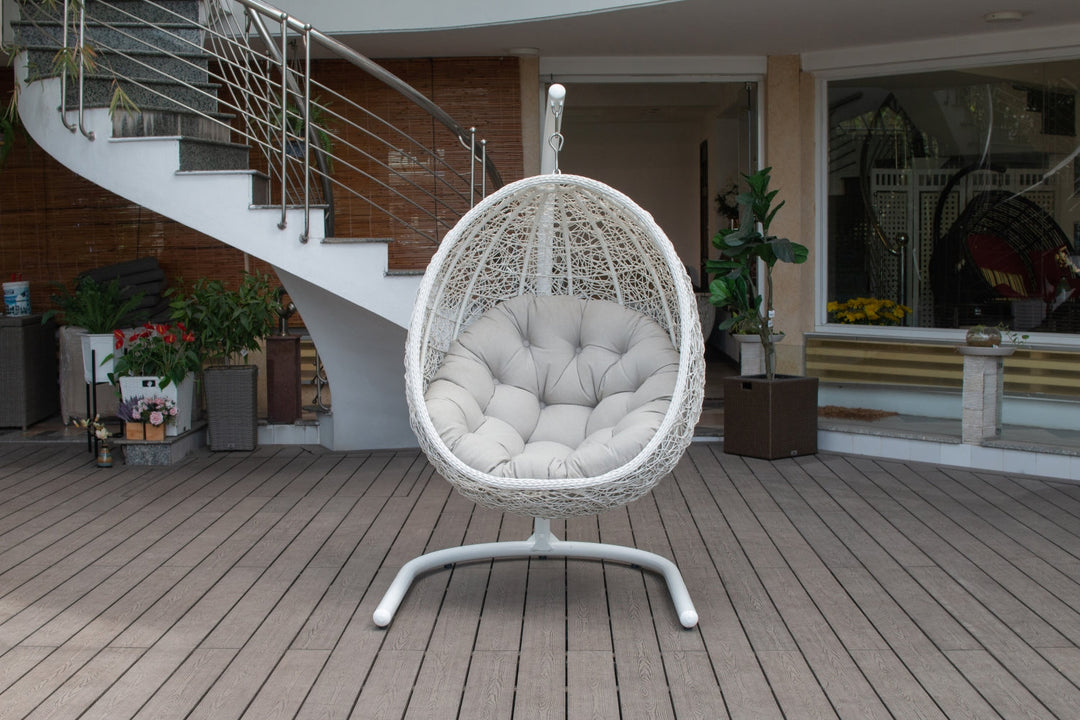 Egg Chair with Stand and Cushion for Outside Hammock Chair