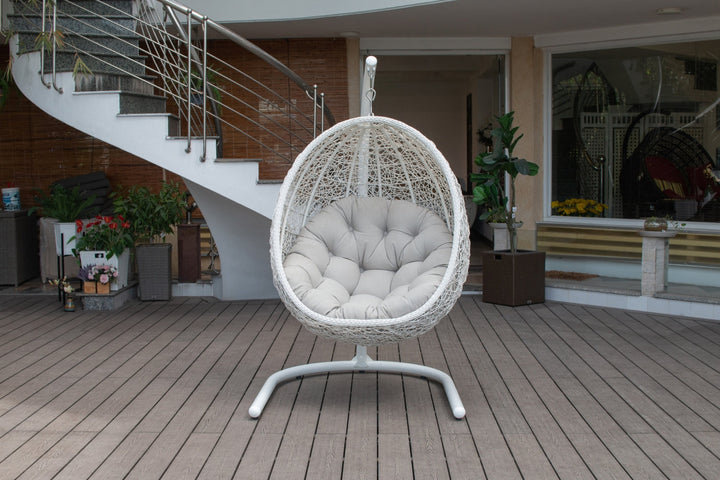 Egg Chair with Stand and Cushion for Outside Hammock Chair