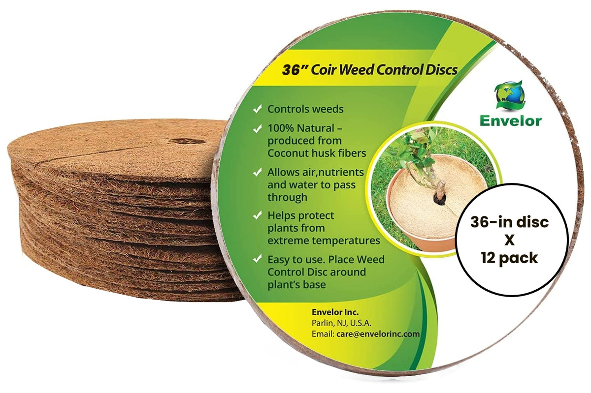 36 Inches Weed Control Discs Coco Tree Rings - view 2