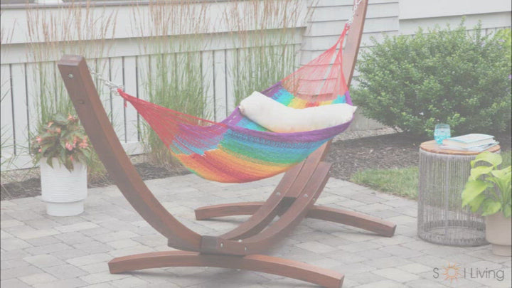 Acapulco Mexican Patio Hammock - Single - Rainbow