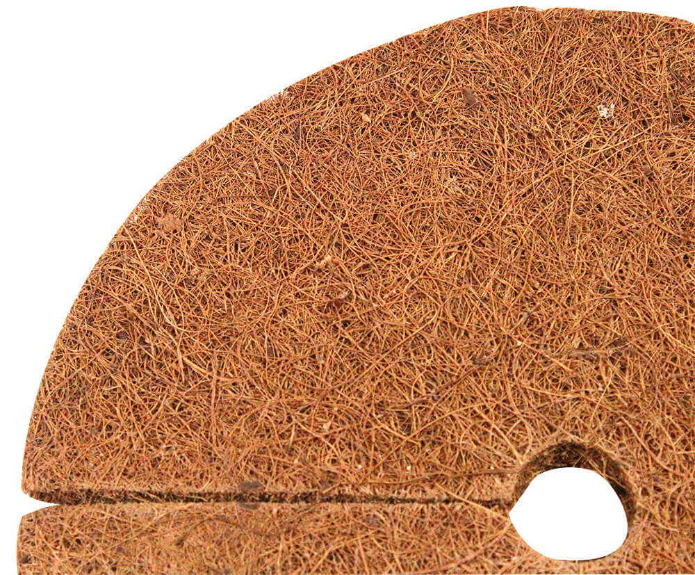 14" Weed Control Discs Coco Tree Rings