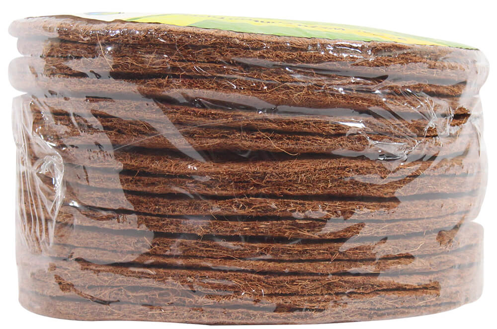 9" Coir Weed Control Discs - 15 Pack