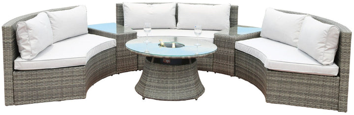 Jessica 6 Piece Outdoor Furniture Conversation Set