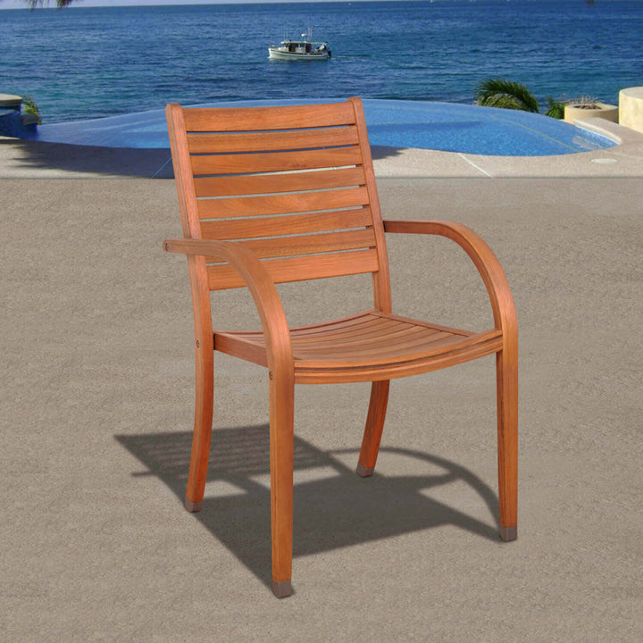 Arizona Eucalyptus Patio Seating Conversation Set - Chair