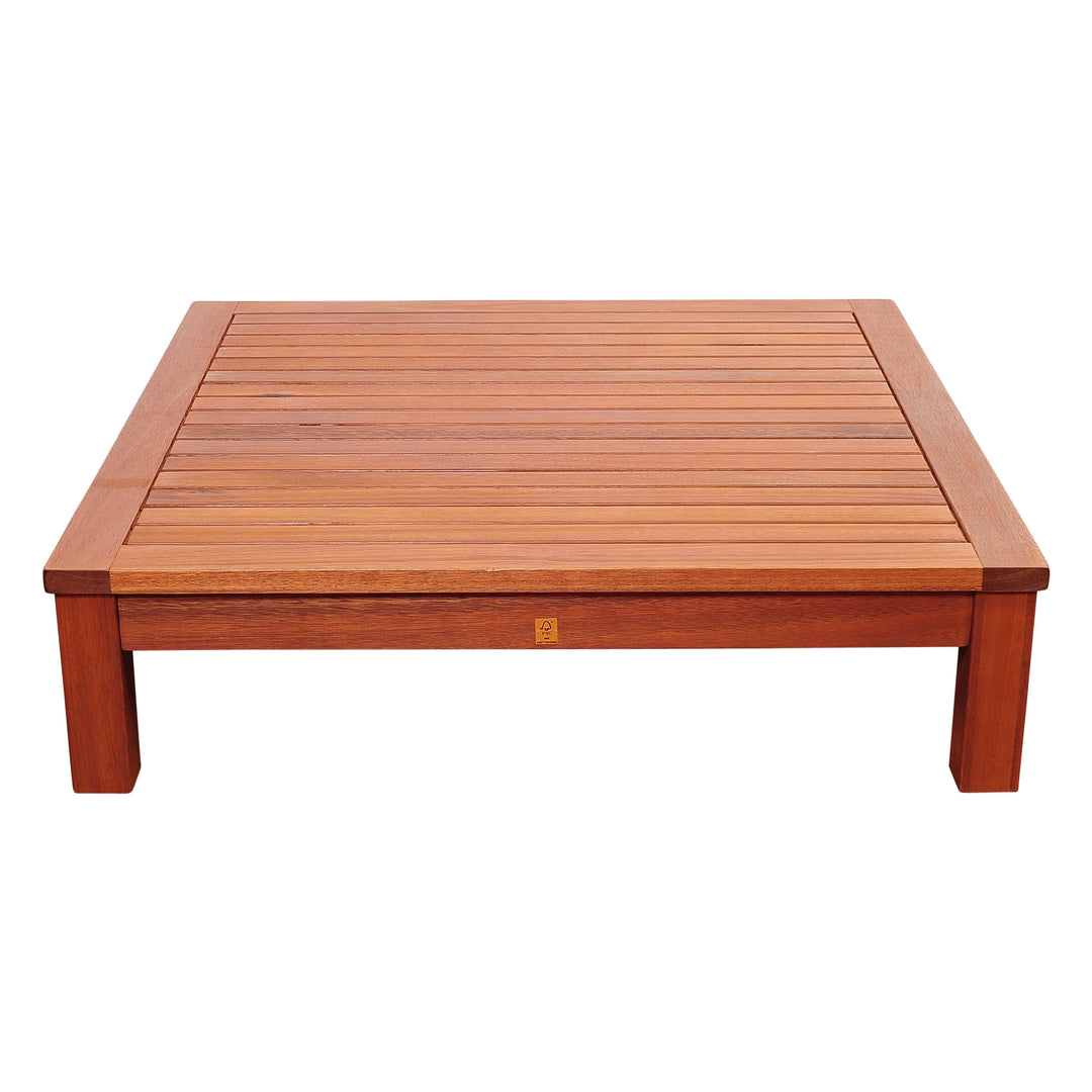 Derbyshire 7 Piece Eucalyptus Sectional Conversation Set