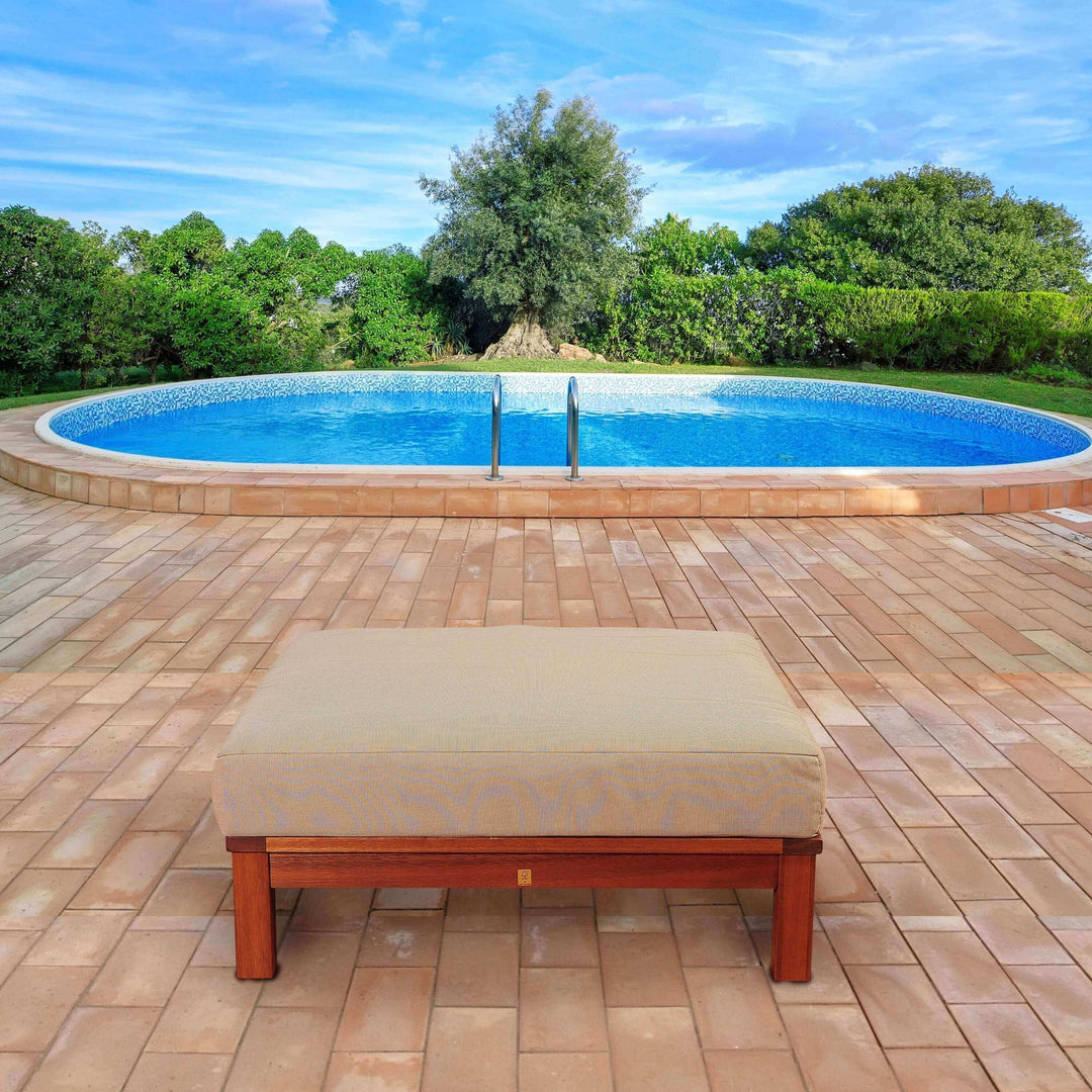 Derbyshire 7 Piece Eucalyptus Sectional Conversation Set