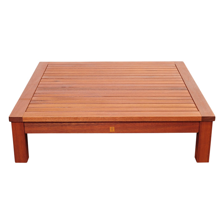 Derbyshire 8 Piece Eucalyptus Sectional Conversation Set