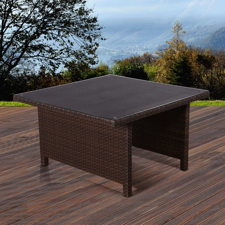 Bellagio Brown 7 Piece Patio Conversation Set