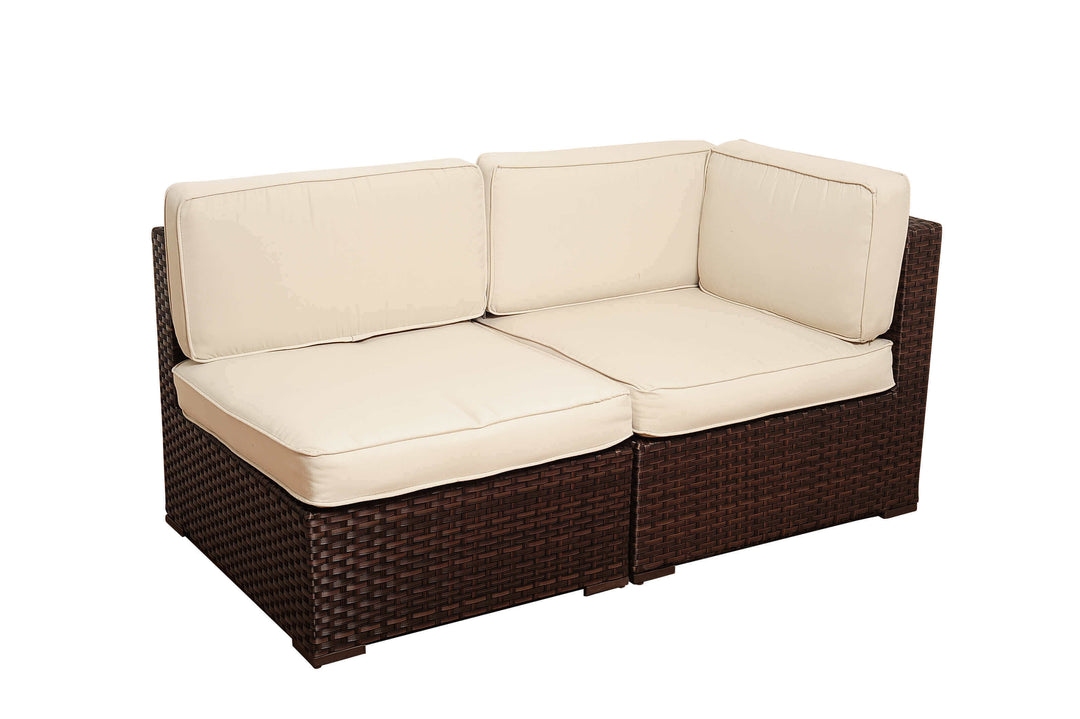 Bellagio Brown 7 Piece Patio Conversation Set