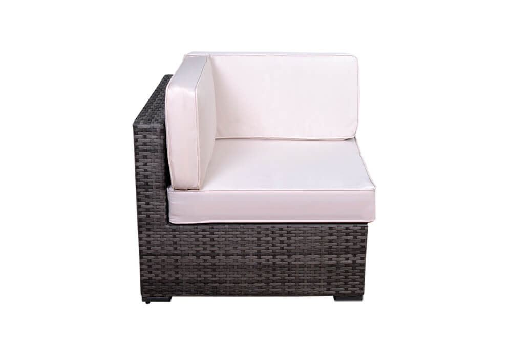 Bellagio Grey 6 Piece Wicker Patio Conversation Set