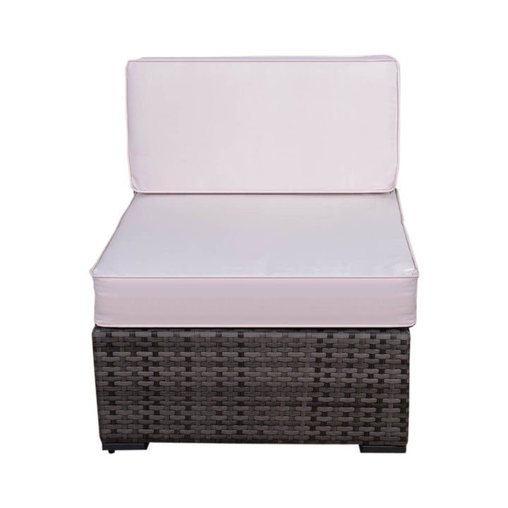 Bellagio Grey 6 Piece Wicker Patio Conversation Set