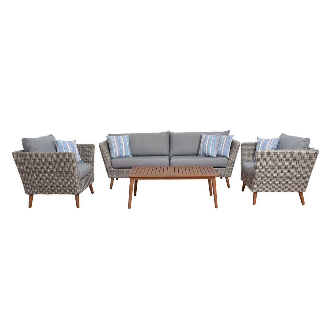 Boston 4 Piece Patio Conversation Set