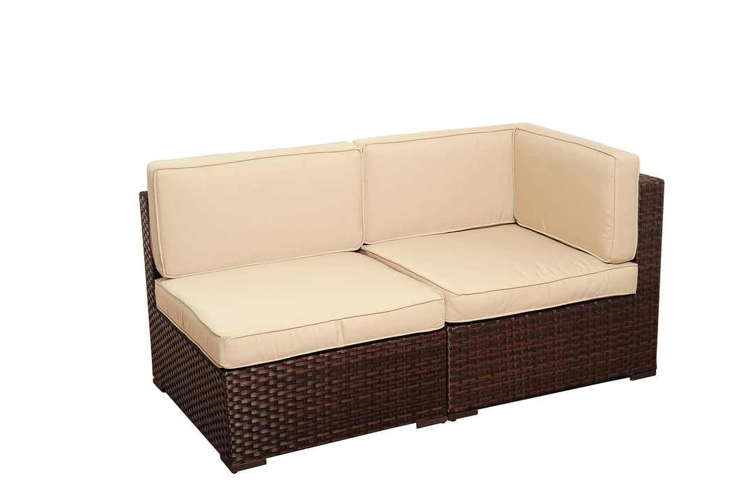 Marseille 8 Piece Wicker Sectional Conversation Sets