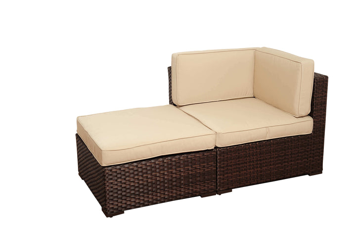 Marseille 8 Piece Wicker Sectional Conversation Sets